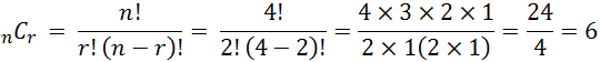 Calculation for combination bunny example